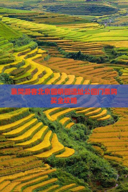 襄樊游客北京圆明园遗址公园门票购买全攻略