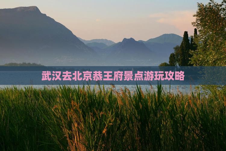武汉去北京恭王府景点游玩攻略
