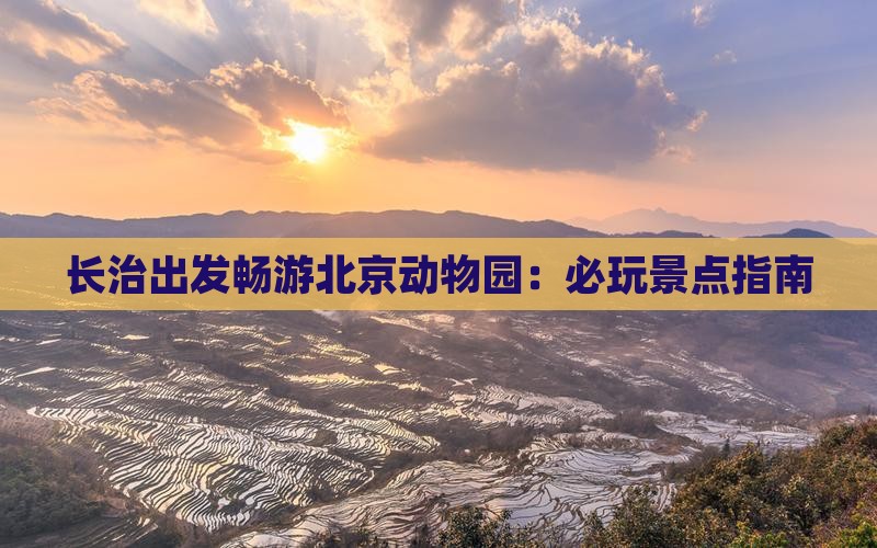 长治出发畅游北京动物园：必玩景点指南