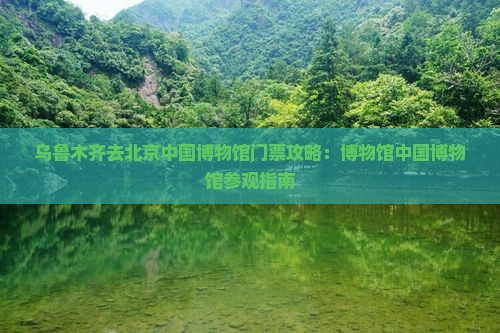 乌鲁木齐去北京中国国家博物馆门票