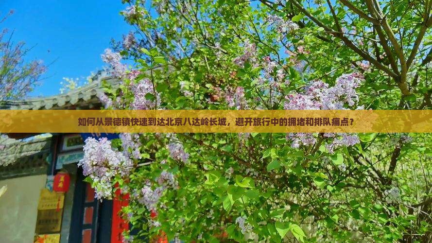 如何从景德镇快速到达北京八达岭长城，避开旅行中的拥堵和排队痛点？