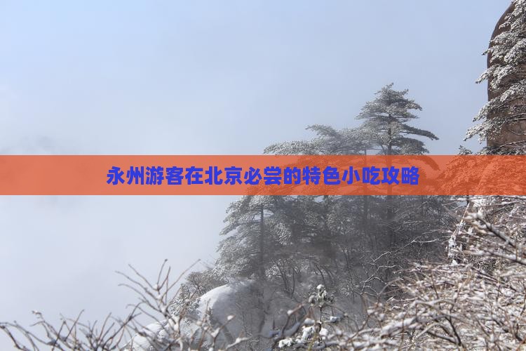 永州游客在北京必尝的特色小吃攻略
