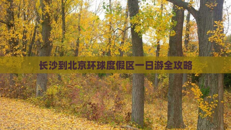 长沙到北京环球度假区一日游全攻略