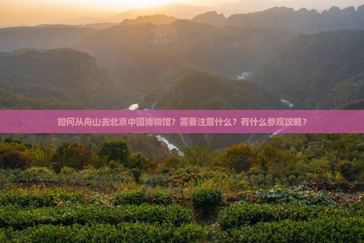 如何从舟山去北京中国博物馆？需要注意什么？有什么参观攻略？