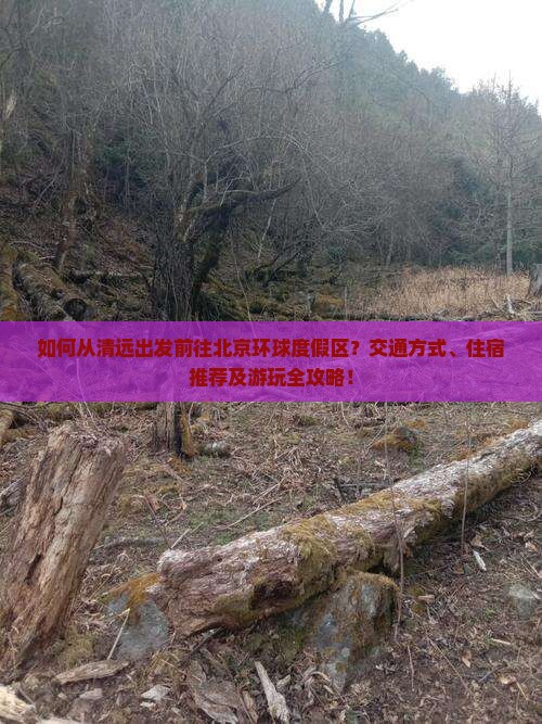 如何从清远出发前往北京环球度假区？交通方式、住宿推荐及游玩全攻略！