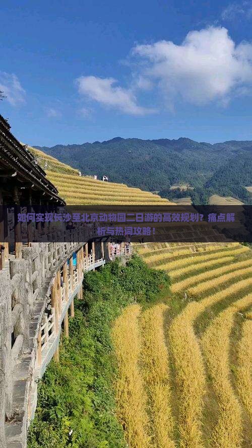 如何实现长沙至北京动物园二日游的高效规划？痛点解析与热词攻略！