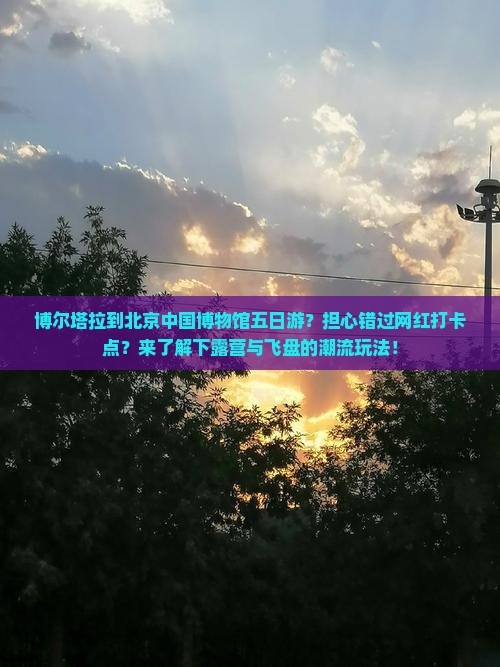 博尔塔拉到北京中国博物馆五日游？担心错过网红打卡点？来了解下露营与飞盘的潮流玩法！