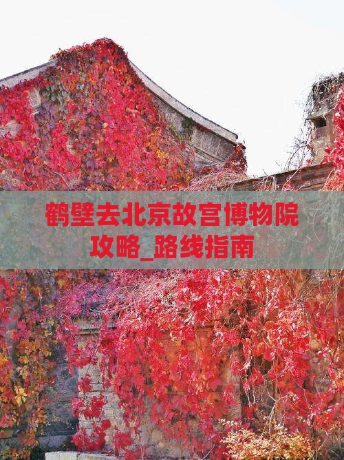 鹤壁去北京故宫博物院攻略_路线指南