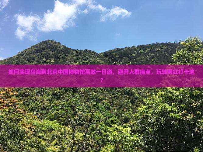 如何实现乌海到北京中国博物馆高效一日游，避开人群痛点，玩转网红打卡地？