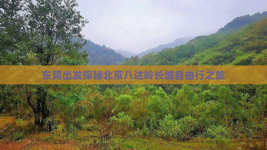 东莞出发探秘北京八达岭长城自由行之旅