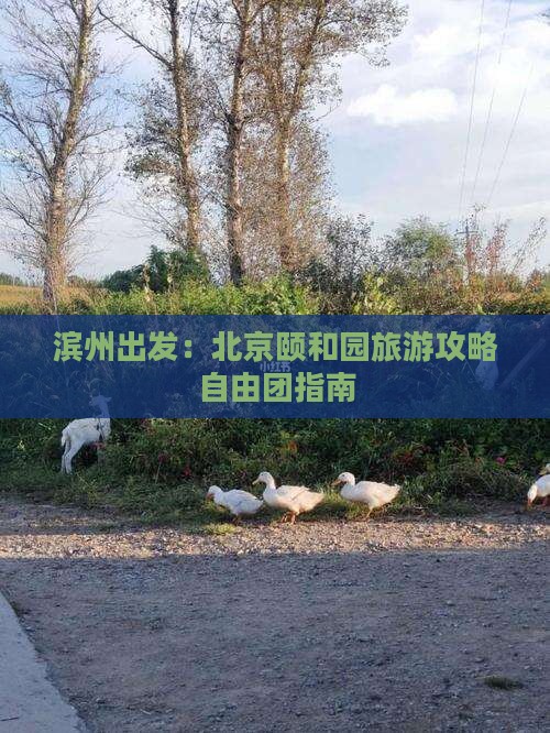 滨州出发：北京颐和园旅游攻略自由团指南