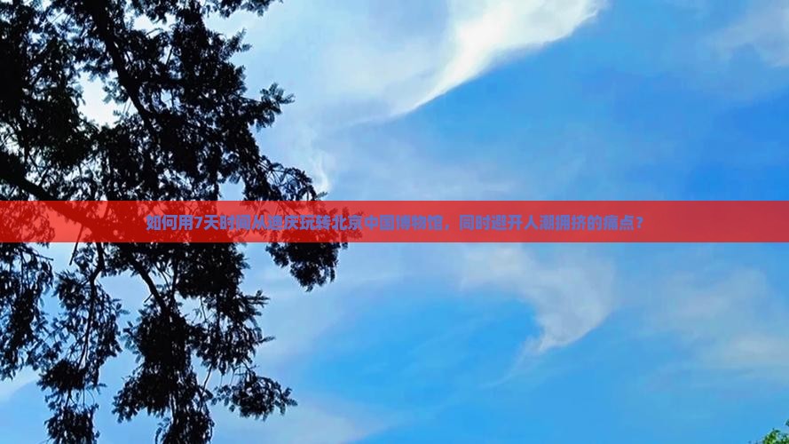 如何用7天时间从迪庆玩转北京中国博物馆，同时避开人潮拥挤的痛点？