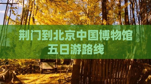荆门到北京中国博物馆五日游路线