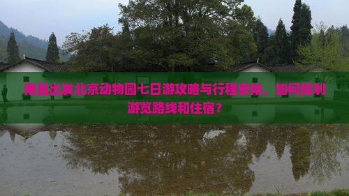 南昌出发北京动物园七日游攻略与行程安排，如何规划游览路线和住宿？