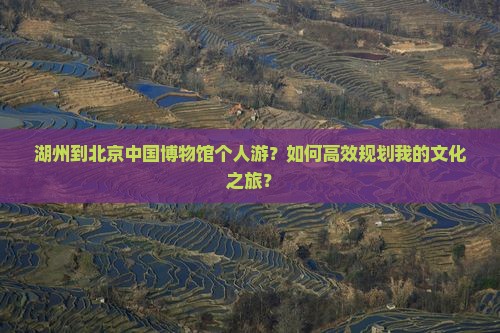 湖州到北京中国博物馆个人游？如何高效规划我的文化之旅？