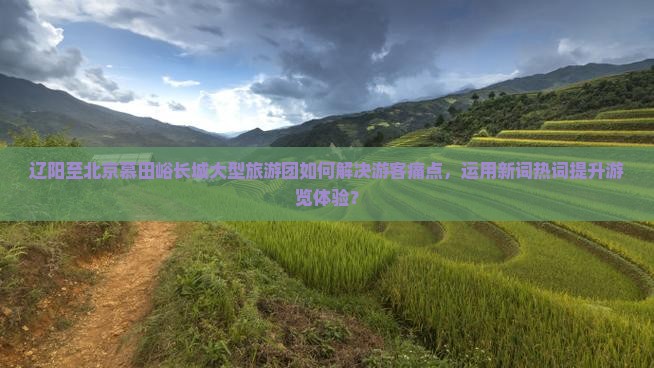 辽阳至北京慕田峪长城大型旅游团如何解决游客痛点，运用新词热词提升游览体验？