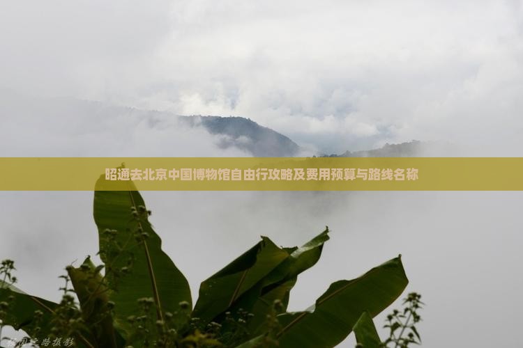 昭通去北京中国博物馆自由行攻略及费用预算与路线名称