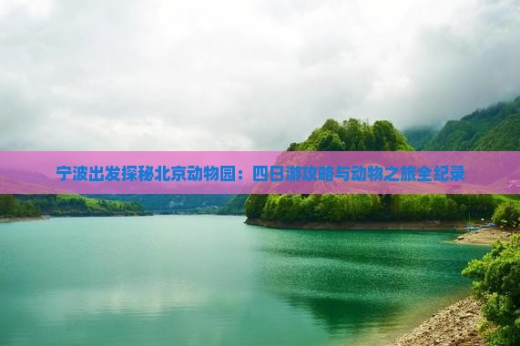 宁波出发探秘北京动物园：四日游攻略与动物之旅全纪录