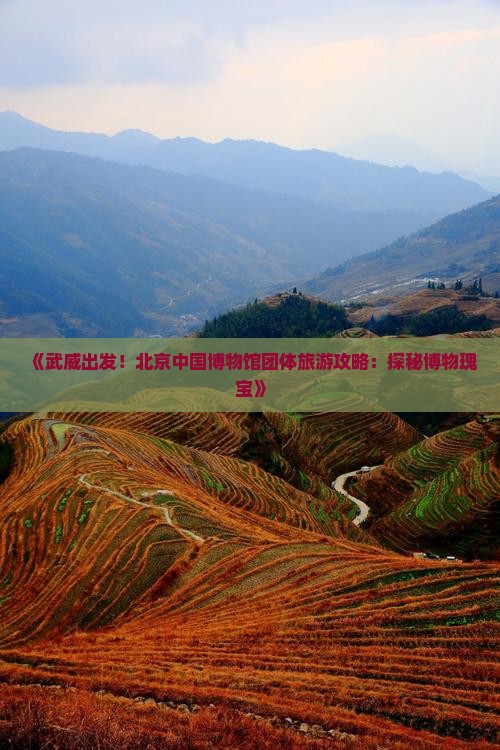 《武威出发！北京中国博物馆团体旅游攻略：探秘博物瑰宝》