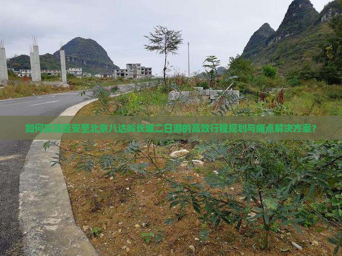 如何实现延安至北京八达岭长城二日游的高效行程规划与痛点解决方案？