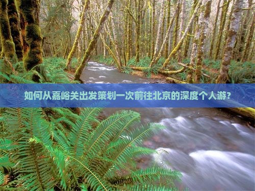 如何从嘉峪关出发策划一次前往北京的深度个人游？