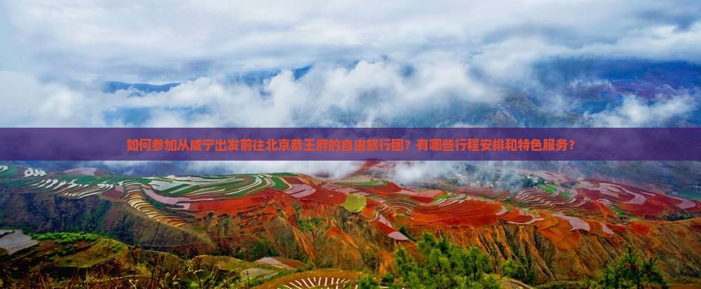 如何参加从咸宁出发前往北京恭王府的自由旅行团？有哪些行程安排和特色服务？