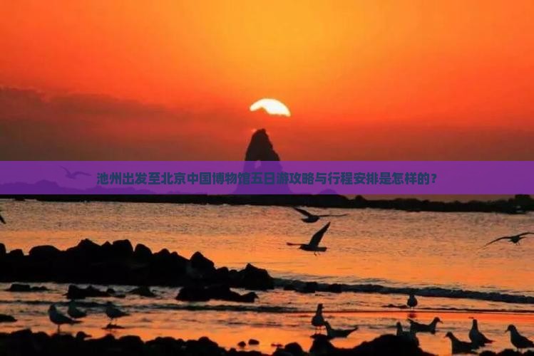 池州出发至北京中国博物馆五日游攻略与行程安排是怎样的？