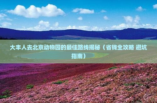 大丰到北京动物园旅行社