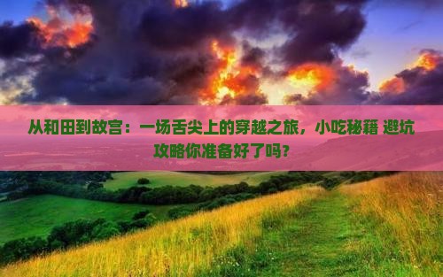和田去北京故宫博物院旅游小吃