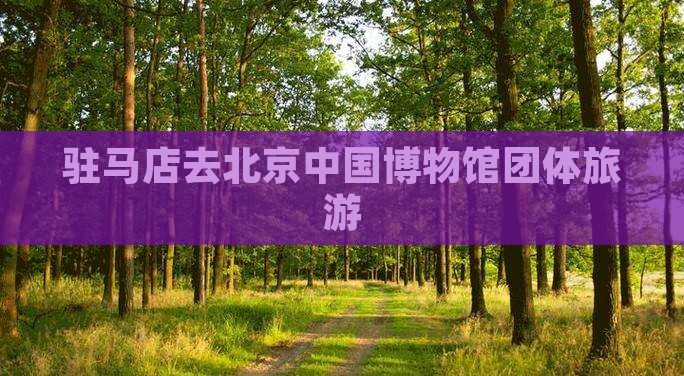 驻马店去北京中国国家博物馆团体旅游