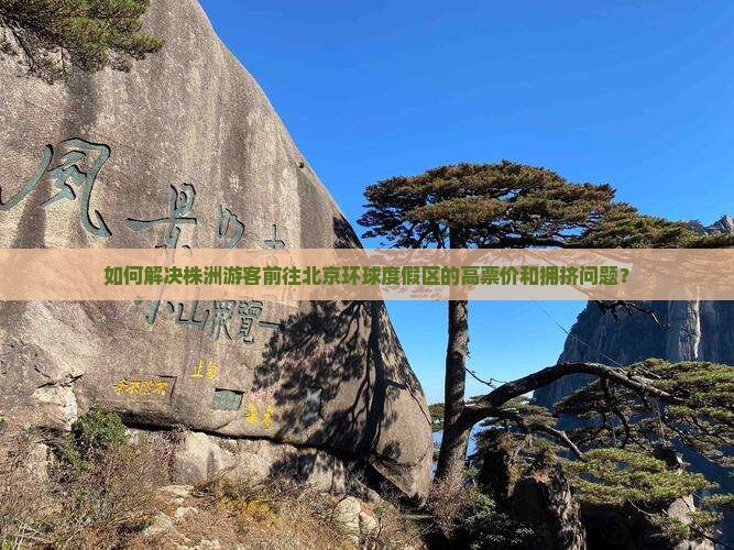 如何解决株洲游客前往北京环球度假区的高票价和拥挤问题？