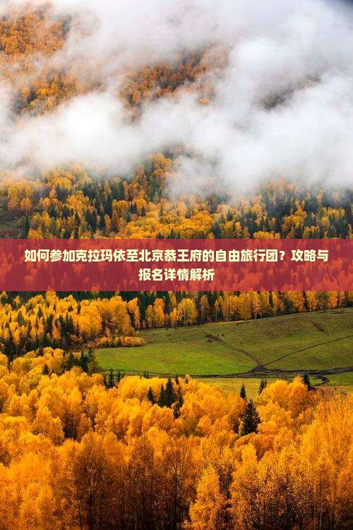 如何参加克拉玛依至北京恭王府的自由旅行团？攻略与报名详情解析