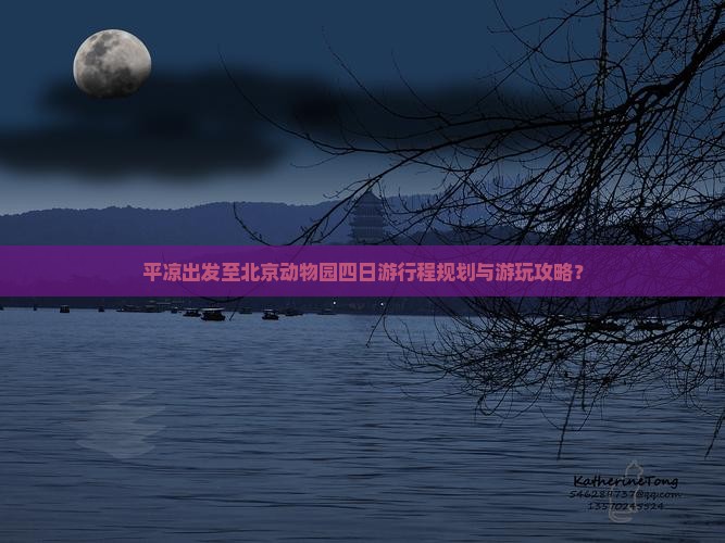 平凉出发至北京动物园四日游行程规划与游玩攻略？
