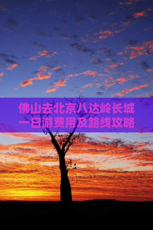 佛山去北京八达岭长城一日游费用及路线攻略