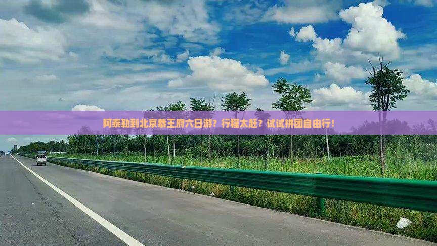 阿泰勒到北京恭王府六日游？行程太赶？试试拼团自由行！