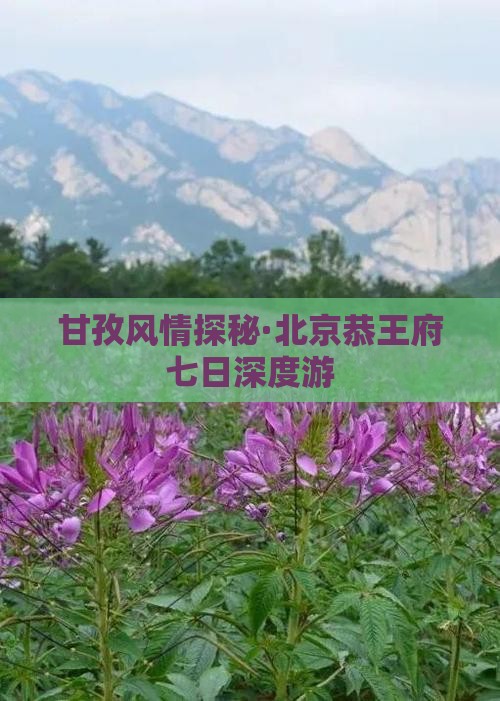 甘孜风情探秘·北京恭王府七日深度游