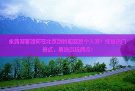 永新游客如何在北京动物园实现个人游？探秘热门景点，解决游玩痛点！