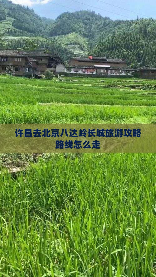 许昌去北京八达岭长城旅游
