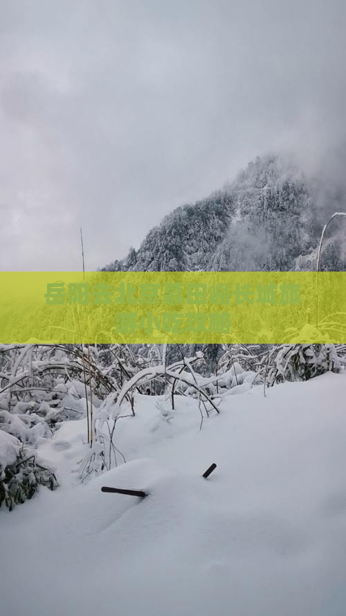 岳阳去北京慕田峪长城旅游小吃