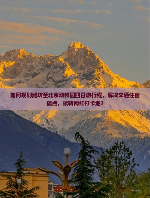 如何规划潍坊至北京动物园四日游行程，解决交通住宿痛点，玩转网红打卡地？