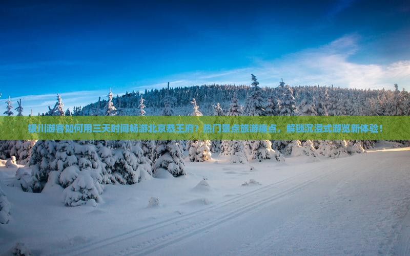 银川游客如何用三天时间畅游北京恭王府？热门景点旅游痛点，解锁沉浸式游览新体验！