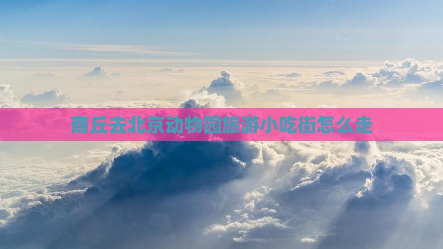 商丘去北京动物园旅游小吃街怎么走