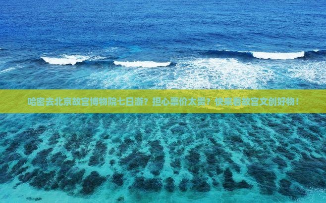 哈密去北京故宫博物院七日游？担心票价太贵？快来看故宫文创好物！
