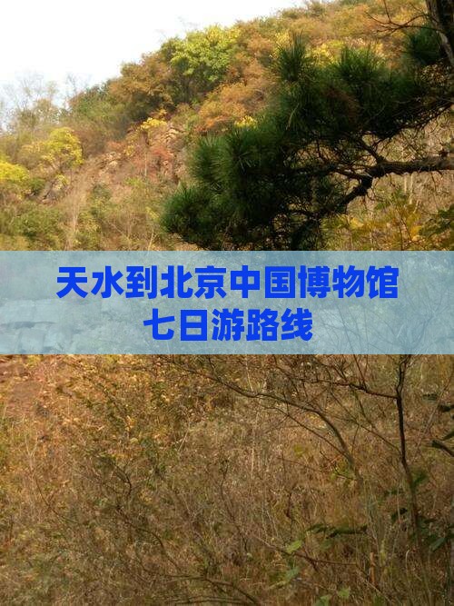 天水到北京中国博物馆七日游路线