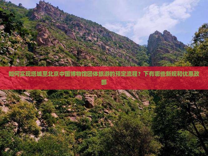 如何实现塔城至北京中国博物馆团体旅游的预定流程？下有哪些新规和优惠政部