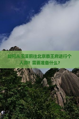 如何从玉溪前往北京恭王府进行个人游？需要准备什么？