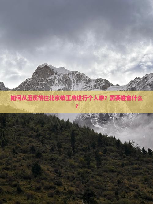 如何从玉溪前往北京恭王府进行个人游？需要准备什么？