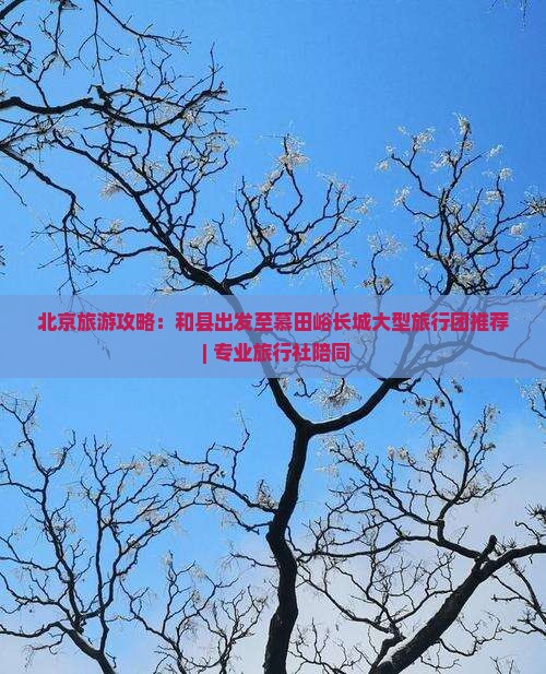 北京旅游攻略：和县出发至慕田峪长城大型旅行团推荐 | 专业旅行社陪同