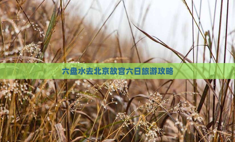六盘水去北京故宫六日旅游攻略