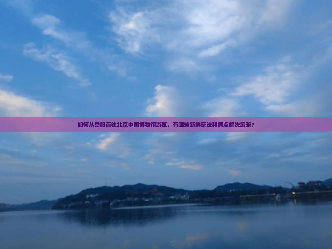 如何从岳阳前往北京中国博物馆游览，有哪些新鲜玩法和痛点解决策略？